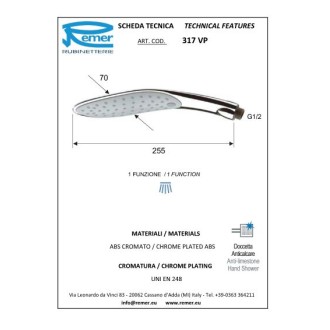 Душ слушалка Palm антиваровикова