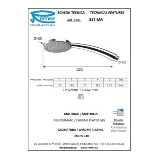 Душ слушалка Winner антиваровикова