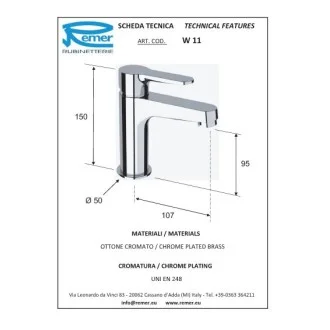 Смесител за баня WINNER - стоящ